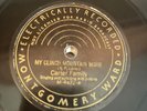 The Carter Family “My Clinch Mountain Home” 78 MONTGOMERY WARD Pre-War Country E