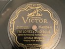 Jimmie Rodgers “I’m Lonely And Blue” 78 VICTOR V-40054…20s Pre-War Country  V+