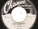 R&B/DOO WOP 45 - Flamingos on Chance 1162 - Jump Children / Blues In A Letter