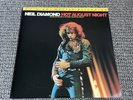 Neil Diamond - Hot August Night Vinyl Record BLACK 2xLP 1980 MOFI