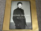 Lionel Richie - Back To Front Vinyl Record 2xLP BLACK 1992 Best Of/Greatest Hits