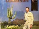 Sanford Clark They Call Me Country - Ramco Blue Colored Vinyl LP Vinyl NEW +pin
