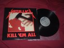 METALLICA Kill 'Em All '83 ORIG US MEGAFORCE SILVER label 1st press NMint