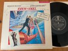 James Bond 007 A View To A Kill LP Signed Roger Moore Promo