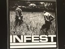 INFEST slave Green Vinyl Neanderthal Crossed Out Spazz