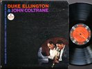 JOHN COLTRANE & DUKE ELLINGTON LP IMPULSE  AS-30 US 1963 JAZZ ST Elvin Jones