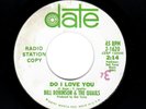 NORTHERN SOUL-BILL ROBINSON/QUAILS-DO I LOVE YOU/LAY MY HEAD ON YOU SHOULDER