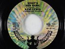 Northern Soul/Funk 45 - Keni Lewis - What's Her Name/Drug Traffic - Buddah - VG+