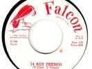 Dee Clark - 24 BOY FRIENDS - Seven Nights -Orig Promo Falcon # 1005 Black Rocker