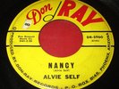 ALVIE SELF 45 rpm Don Ray DR-5960 ROCKABILLY VG+