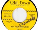 Co-Eds-I Beg Your Forgiveness / Love You Baby All The Time -Old Town 45 #1027
