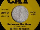 northern soul   WILLIE JOHNSON    Between the Lines    CAT 501   M-