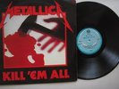 Metallica ‎– Kill 'Em All (Vinyl LP Colombian Edit. RARE VERTIGO 1990) VG+/VG+
