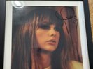 taylor swift midnights jade green hand signed photo vinyl With Heart