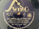 78 RPM - ALIX COMBELLE & DJANGO REINHARDT - Fast slow medium tempo- SWING SW 81