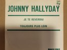 Trés RARE SP Jukebox ENCART ORIGINAL  Johnny Hallyday Je Te Reverrai (VG+/VG+)