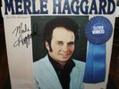 Merle Haggard Signed Autographed LP Eleven Winners Capitol Record