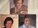 JULIO IGLESIAS 3 VINYL ALBUMS MINT -  [2 IN SPANISH, 1 IN ENGLISH] COLUMBIA- CBS