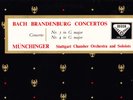 SXL 2127 WBG ED1 UK - BACH - BRANDENBURG CONCERTOS 3 & 4 - MUNCHINGER NM