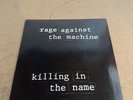 Rage Against The Machine   Killing in the Name  7”  White Marbled Vinyl Record