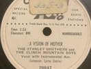 Stanley Brothers & Clinch Mountain Boys - A Vision Of Mother PROMO 20647 VG