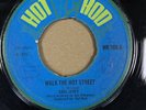 CARL LEVEY / PEGGY - WALK THE HOT STREET - ORIGINAL UK HOT ROD 7