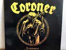 Coroner Punishment For Decadence Vinyl LP VG+/VG 1988 1st Pressing Promo Thrash