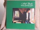 NICK DRAKE FIVE LEAVES LEFT VINYL RECORD 2013 RE-ISSUE REMASTERED GATE FOLD 