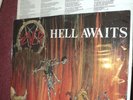 SLAYER HELL AWAITS LP ROADRUNNER LABEL VINTAGE METAL INNER SLV FROM 1985 VG+
