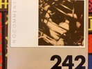Front 242 - No Comment LPs Belgian Import 1984 2 x 45 rpm