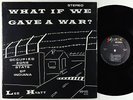 Lee Hyatt - What If We Gave A War? LP - Gigantic - Private Folk Psych VG+ Shrink