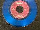 THE BEATLES 45 RPM BLUE VINYL ITS ALL TOO MUCH ONLY A NORTHERN SONG W/ TAG