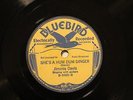 COUNTRY JIMMIE DAVIS She's A Hum Dum Dinger BUFF BLUEBIRD 5005 EE-  fine guitars