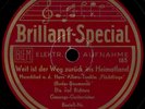 WEIT IST DER WEG ZURÜCK INS HEIMATLAND GERMAN WW2 MARSCH WK2 RARE 78rpm Record
