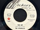 The Sparkles - The Hip/Oh, Girls, Girls - Hickory 45 VINYL VG GARAGE ROCK PROMO