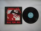 Metallica ‎– Kill 'Em All (Vinyl LP Colombian Edit. RARE VERTIGO 1990) VG+/VG+