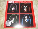 KISS - Best of Solo Albums WHITE, SILVER & BLACK Coloured 180G Vinyl MINT GERMAN
