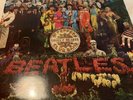 The Beatles Sgt Pepper Excellent Vinyl LP Record PCS 7027 80’s Reissue & Insert