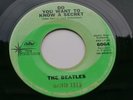 THE BEATLES  USA STAR LINE  45  DO YOU WANT TO KNOW A SECRET  THANK YOU  GIRL