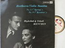 Menuhin (x2). Beethoven (Violin sonatas 5 + 9). HMV ASD 389 w/g.  NM(-)