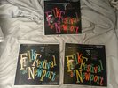 FOLK FESTIVAL AT NEWPORT VOL 1, 2, and 3. 1959 VANGUARD