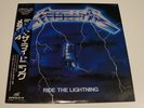 METALLICA Ride The Lightning Vinyl LP Record 1984 Japan + OBI Nexus K25P-501