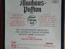 Bach: Matthäus - Passion - Willem Mengelberg - Karl Erb -  Box 4 LP Philips ED 1
