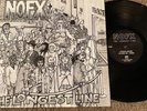 NOFX The Longest Line Vinyl LP 1992 Black Fat Wreck Chords Pressing Fat Mike