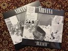 NIRVANA 2 Copies “Bleach” 2020 Red/Black & Blue/Black Vinyl Records *Mint/Sealed