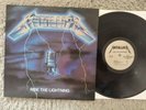 Metallica - Ride The Lightning - EX/VG++ 1984 Trash Metal Megaforce Sleeve 1ST