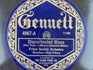NEW ORLEANS RHYTHM KINGS Discontented Blues / Bugle Call Blues 78 Gennett 4967