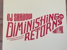 Dj Shadow Diminishing Returns Vinyl
