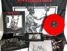 HELLHAMMER Apocalyptic Raids Gatefold LP Red Vinyl with Hardcover Book and Flag