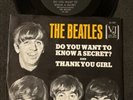 THE BEATLES   DO YOU WANT TO KNOW A SECRET   VEE JAY 587 + Picture Sleeve